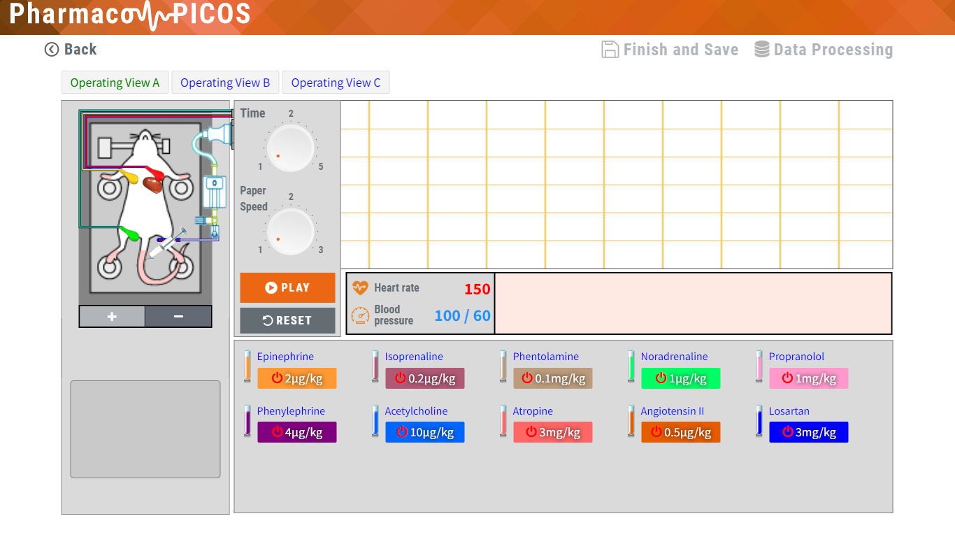 Blood Pressure Simulator Layout